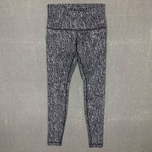 Lululemon Leggings Stretch Pants Womens Size 8 Black Athletic Casual Comfort